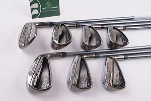 COBRA KING F6 IRONS / 5-SW / REGULAR MATRIX WHITE TIE X4 85g GRAPHITE / 52495 image 1