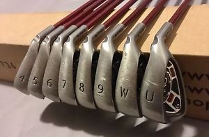 Ping Black Dot G15 Irons 4-PW/UW TFC 149 Regular Flex Graphite Golf Club Set image 1