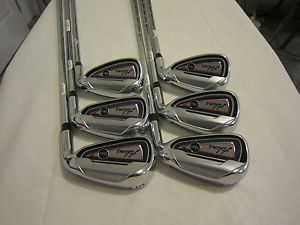 Adams Blue Iron Set - 5-PW - Dynalite SlimTech 85 Regular Flex Steel - MINT image 1