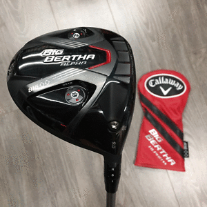 "USED" CALLAWAY BIG BERTHA ALPHA 816 DOUBLE DIAMOND 9 DEGREE DRIVER / STIFF FLEX image 1