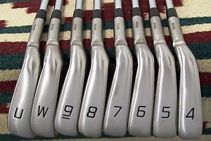 VGC Ping i E1 Black Dot Irons 4-PW &amp; GW S300 Stiff Steel 8 Clubs image 1
