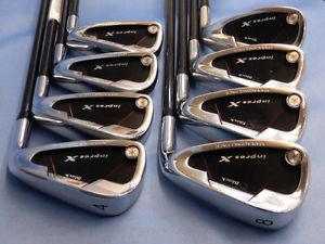 Used[B-] Golf Yamaha Impress X D Black Iron set DX-508i 8S Regular Men Q9E image 1