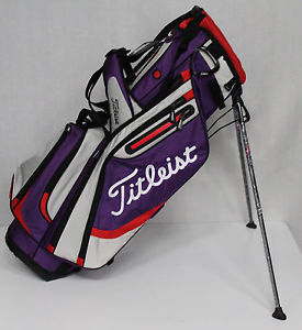 Titleist Lightweight Stand Bag - Purple Gray Fire Red - TB5SX6-526 - NWT image 1