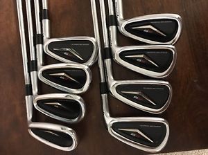 Taylormade R9 Iron Set 4-PW,AW KBS 90 Steel Stiff Flex LE113001 Very Nice Set!!! image 1