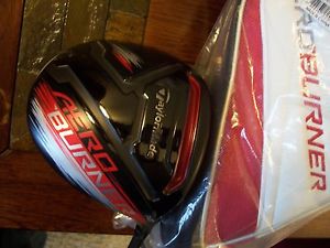 NEW!!! TAYLORMADE BLACK DRIVER AEROBURNER 12*  R.H. REG. GRAPH HEADCOVER image 1