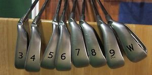 PING G15 Irons- 3-9,PW +1/2" Nippon steel regular flex- black dot image 1