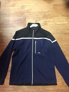 J Lindeberg Tanaga Tech Jersey Jacket - Navy/Black Size Medium Brand New image 1