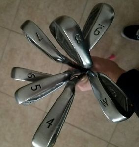 S56 Irons 4-PW S300 stiff shaft yellow dot image 1