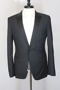 Theory WELLAR PE 1BTX Slim Tuxedo Jacket 44L E1071134 Gray $695 Chalmere T#34 image 1