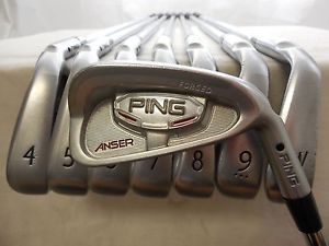 Used Ping Anser Forged 3-PW Iron Set Project X 6.0 Stiff Flex Steel Shafts RH image 1