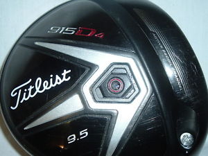 TITLEIST 915 D4 9.5* Degree DRIVER Head with Head Cover and Tool- image 1