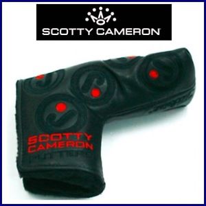 Scotty Cameron 2014 CIRCLE J LIMITED Japan Putter Head Cover Black Golf F/S image 1