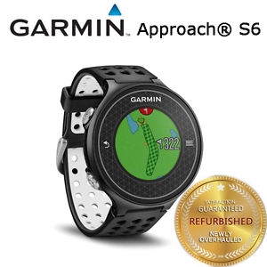Garmin Approach S6 Touchscreen GPS Golf Smart Watch - Black Red 010-01195-06 image 1