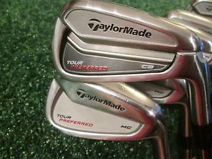 TaylorMade Tour Preferred MC/CB Combo Iron Set 4-PW Steel KBS Tour X-Stiff Flex image 1