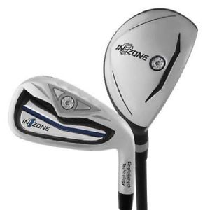 INAZONE SINGLE LENGTH COMBO SET: 4H,5H, 6-PW irons; Graphite. Choose flex/grip image 1