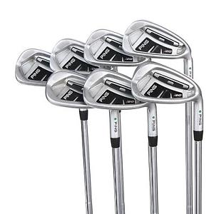 Ping I20 Steel Irons 5-SW /  Stiff Shaft Ping CFS /  Green Dot image 1