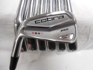 Cobra Amp Cell Pro Forged 4-Pw Iron Set Dynamic Gold S300 Stiff Flex Used Lh image 1