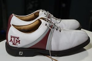 MENS Footboy Icon TEXAS A&amp;M Golf Shoes. AGGIES . 9.5 M. SUPER CONDITION! image 1