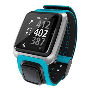 TomTom Golfer GPS Watch Silver/Aqua image 1