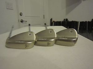 Titleist Vokey SM5 Gold Nickel Wedge Set SM-5 - 50* - 54* - 58* - Steel image 1