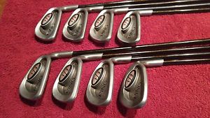 Ping i3 O-Size Red Dot Iron Set, 4-PW, SW, Ping 350 Graphite A/L Flex, VG image 1
