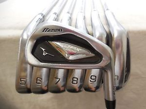 Mizuno Jpx 825 Pro Forged 4-Pw Iron Set Dynalite Gold Xp Stiff Flex Used Rh image 1