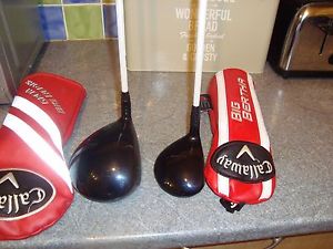 callaway 815 double black driver  815 3 wood  great condition image 1