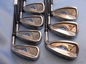 Used[B-] Golf Tsuruya Accelerator GX HM Iron set AXEL GX 7S Stiff Men U3Z image 1