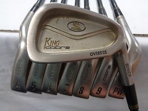 King Cobra Oversize Senior 3-PW Iron Set Seniors Flex Graphite Used RH Irons image 1