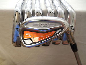 Used Cobra AMP Forged 4-PW Iron Set KBS Tour C-Taper Extra Stiff Flex Steel image 1