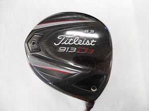 Used Rh Titleist 913 D3 8.5* Driver Aldila RIP Stiff Flex Graphite Shaft image 1