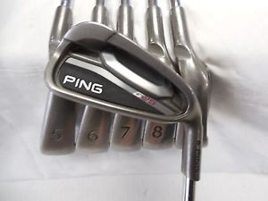 Ping G25 Black Dot 4-9 Iron Set Cfs Senior Flex Steel Used Rh image 1