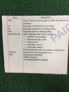 Balance Certified Golf Back weighting. Counter Balance image 1