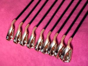 Superb Ping ISI BeCu Beryllium Red Dot 3-SW Irons,Ping 350 Series Graphite Shaft image 1