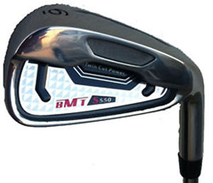 +2" BMT S550 IRONS MADE TALL MENS Golf Clubs 3-SW Taylor Fit REGULAR Flex Set image 1