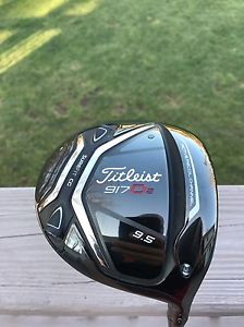 Gently Used Titleist 917 D2 Driver 9.5 Diamana  D+ 70 X-flex image 1