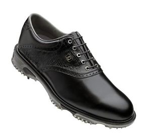 FTJoy 2013 DryJoys Tour Saddle Golf Shoes Black-Black Lizard 10.5 Narrow 53676 image 1