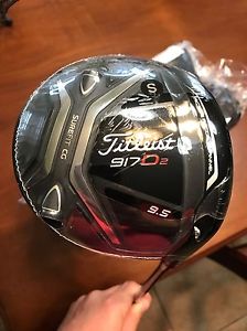 New Titleist 917 d2 driver 9.5 Stiff 60 Diamano Shaft image 1