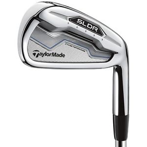 MINT TaylorMade SLDR Irons 4-AW + SW Graphite Regular RH image 1