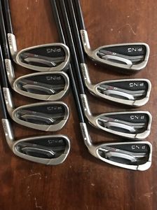 Ping G25 Iron Set 3-PW TFC 189 Graphite Regular Flex White Dot +1" 5088282 image 1