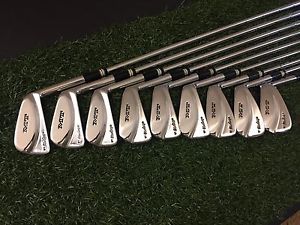 RARE Vintage MT BY MACGREGOR GOLF Iron Set 2-10 Right RH Steel #2 MEDIUM Blade image 1