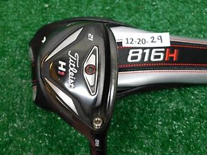 Titleist 816 H1 21* Hybrid Diamana S+ 70 Stiff Graphite with Headcover image 1