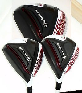 TaylorMade AeroBurner Driver,3 &amp; 5 Bois 3 Clubs Matrix Graphite Standard image 1