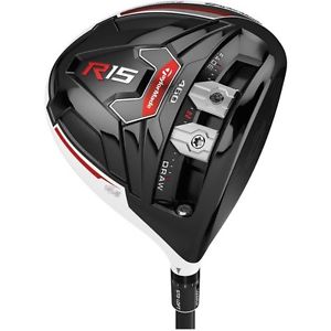 TaylorMade R15 460cc White Driver, 10.5, Stiff Flex, right handed image 1