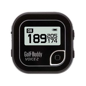 NEW GOLF BUDDY 'VOICE 2' BELT CLIP GOLF COURSE GPS SYSTEM NO FEES EVER BLACK image 1