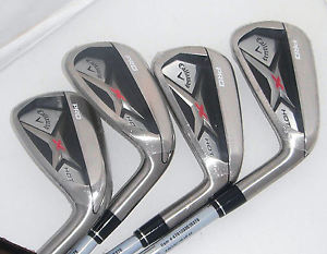 Callaway X Hot Pro Irons / 3-PW - 7 Iron is missing (8 Irons) / Stiff Steel image 1