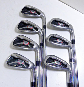 TaylorMade Golf Burner Irons 4-PW Right Handed Steel Uniflex Used image 1