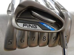 Ping G30 Black Dot 4-PW Iron Set XP 95 S300 Stiff Flex Steel Used RH G-30 Irons image 1