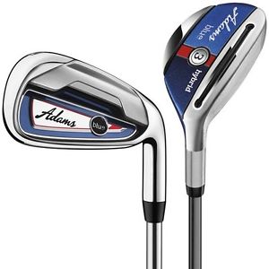 Adams Blue Combo 3H, 4H, 5-Pw Iron Set Stiff Aldila SlimTech 55 Men Rh Mint image 1