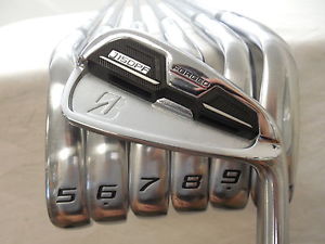 Used Bridgestone J15DPF 4-PW Iron Set DG Pro S300 Stiff Flex Steel Shafts RH image 1
